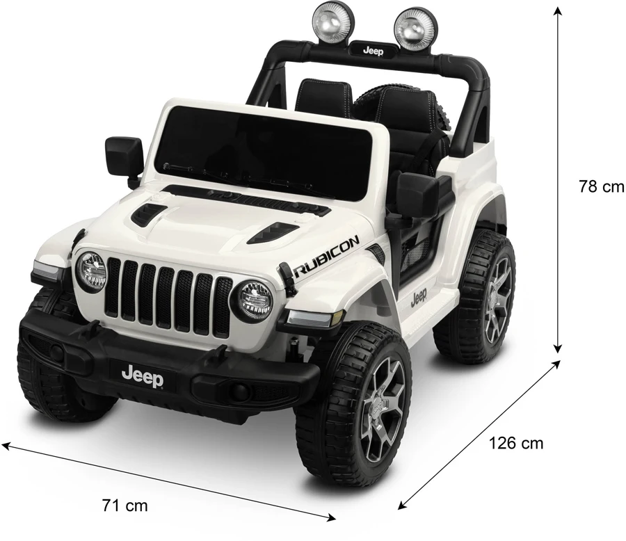 Електромобіль Caretero (Toyz) Jeep Rubicon White